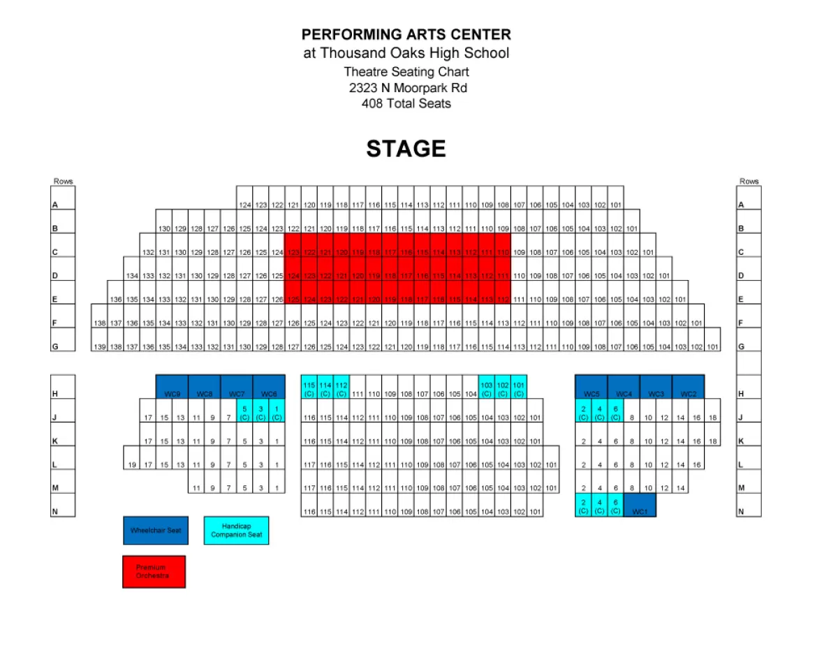 Thousand Oaks High School Performing Arts Center